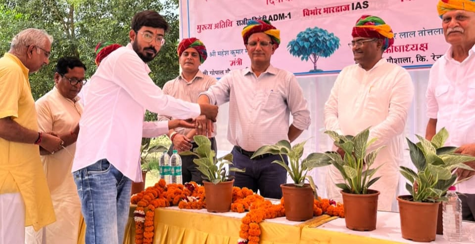 रेनवाल के युवा प्रिन्स तिवाड़ी की अनूठी पहल, सीड पेपर रिस्ट बैंड से दिया पर्यावरण संरक्षण का संदेश